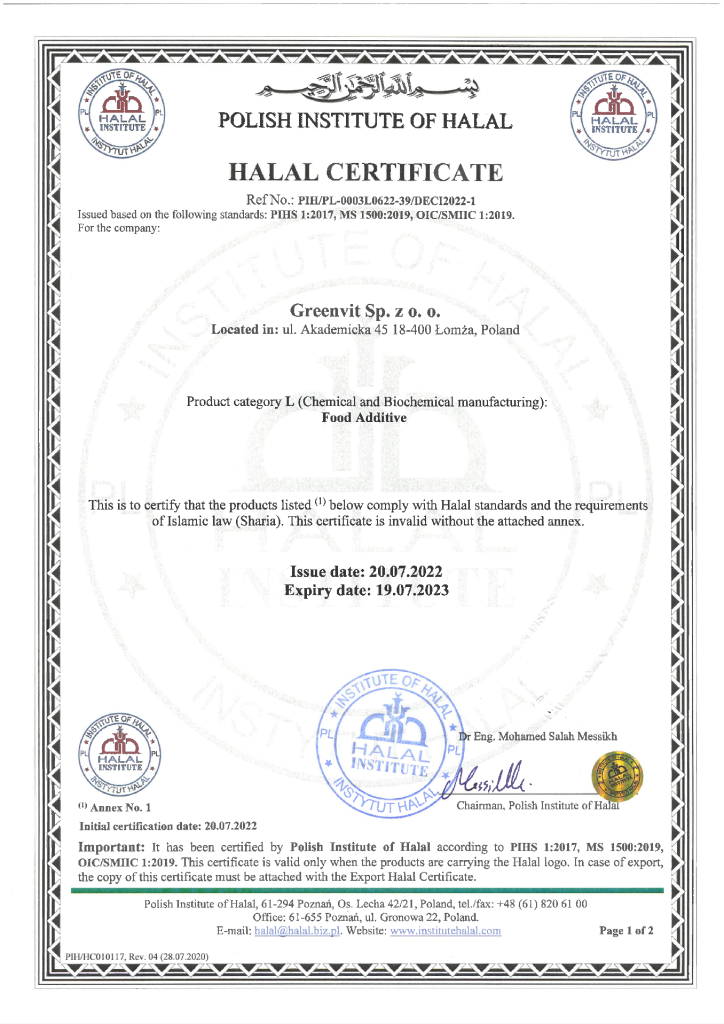 GreenVit Halal certifiacte 19.07.2023 updated